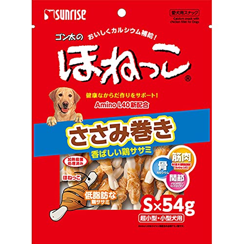 Amazon | サンライズ 【セット販売】ゴン太のほねっこ ささみ巻き S